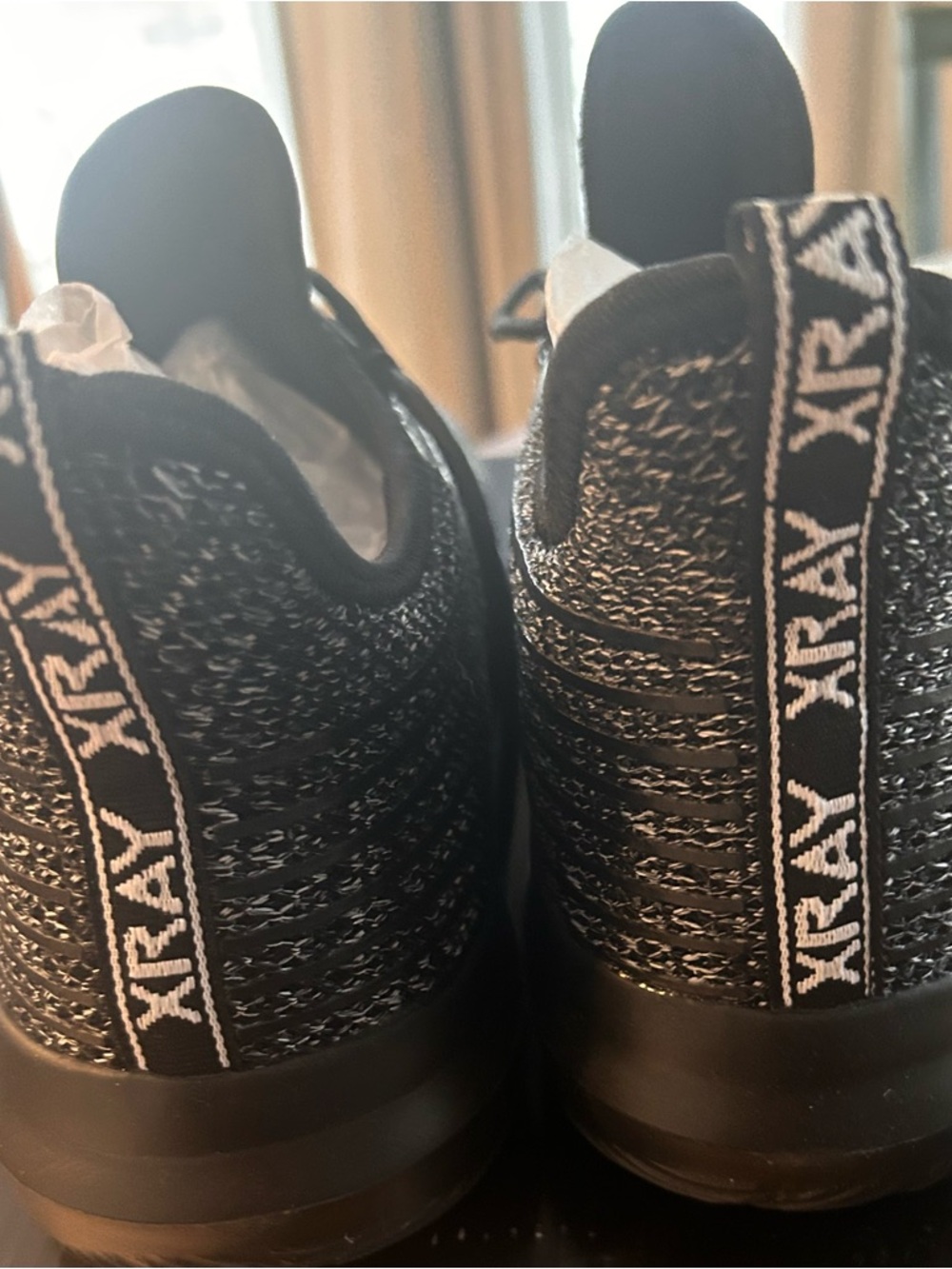 XR Xray Mens Casual Sneakers New In  Box - Black/Grey Tweed- Size 12 - Picture 7 of 15